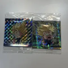 ドラゴンボール 超戦士シールウエハース ベジット トランクス 2枚セット