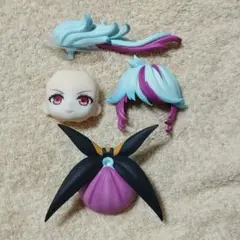 ねんどろいどのヘッドパーツ　前髪,後髪,ポニテ顔,のサムネイル