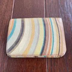 Paul Smith パスケース 定期入れ マルチストライプ