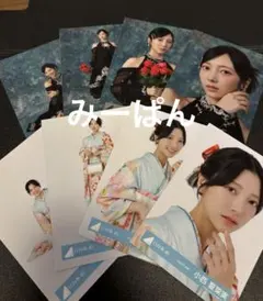 小西夏菜実 日向坂46 2026 振袖 黒ドレス 生写真8種コンプ　まとめ