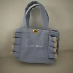 ガチャ　ジルスチュアート　ミニフリルトートバッグ ブルー
