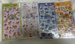 匿名配送ディズニー プチドロップステッカー　カミオジャパン　正規品4枚セット