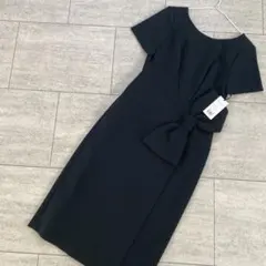 グレースクラス　リボン切り替えワンピース