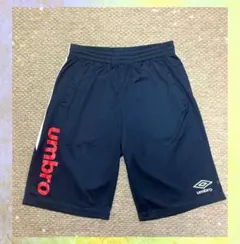 【美品】umbro ネイビー ショートパンツ　Oサイズ