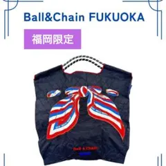 ✨Ball＆Chain スカーフ リボン柄 デニム L 表参道店限定 完売 希少