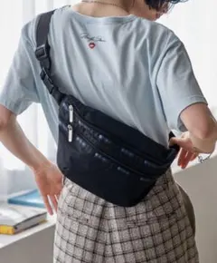 新品 レスポートサック ウエストポーチ ボディバッグ ブラック