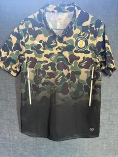 BAPE.FC × PUMA コラボ カモフラポロシャツ Mサイズ 日本製 希少 BAPE.FC × PUMA コラボ カモフラポロシャツ Mサイズ 日本製 希少