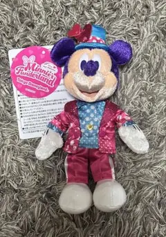ミッキー　ぬいぐるみバッチ