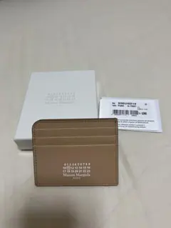 マルジェラ　Maison Margiela カードケース　ベージュ　新品