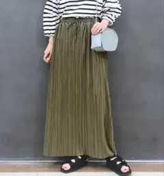 niko and...サラサラカットプリーツスカートM