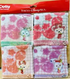 【ディズニーダッフィー＆フレンズ ハートフルストロベリーギフト ミニタオル】
