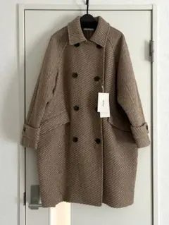 Mila Owen ミラオーウェン ミックスカラーミディステンカラーコート S