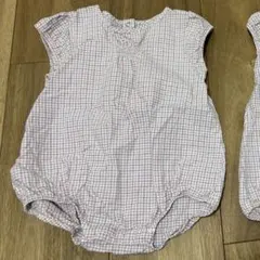 PETIT BATEAU ロンパース 12m 74cm ①
