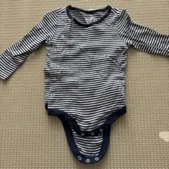 baby gap ストライプロンパース 6-12ヶ月