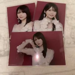 乃木坂46 筒井あやめ ミニ生写真 歩道橋 3種コンプ