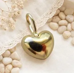 K18✨ハート 18金 ネックレストップ 刻印 トップ 18K ペンダントトップのサムネイル
