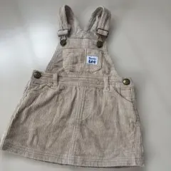 Buddy Lee ジャンバースカート 95 ベージュ　コーデュロイ