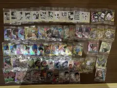 ウエハースシールセット　ドラゴンボール　ワンピース　ジョジョ　ヒロアカなど