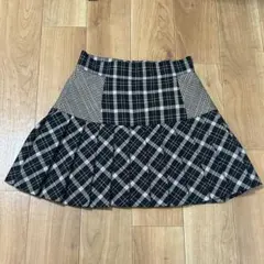 andmary Coco check pleats skirt beige S - メルカリ