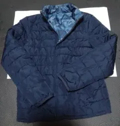 GAP キッズ リバーシブル ダウン ネイビー 160cm