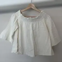 earth music&ecology アイボリーシャツ F