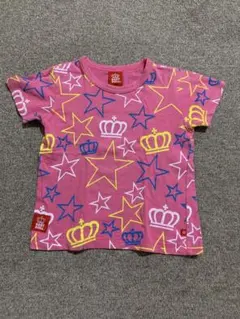 BABY DOLL 星と王冠 プリント Tシャツ 100cm
