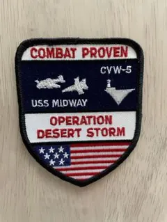 USS MIDWAY/CVW-5デザートストーム作戦パッチ
