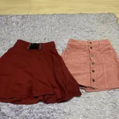 レピピアルマリオ　スカート風キュロット2点セット