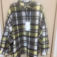 しまむらnozomiビックチェックシャツ新品L