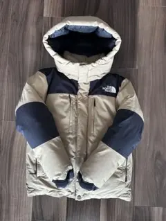 THE NORTH FACE ダウンコート ベージュ/ネイビー