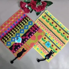 ★【新品•タグ付き】ATSUKO MATANO マタノアツコハンカチ2枚セット★