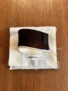 TODAYFUL Bekko Wide Bangle dark brownのサムネイル