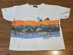 kladskap　クレードスコープ　恐竜　Tシャツ　オフホワイト