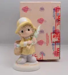 雨でも晴れでも　★プレシャスモーメント　アメリカ　箱付き　ヴィンテージ