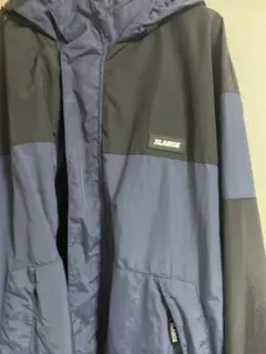 XLARGE ナイロンジャケット グレー/ブルー