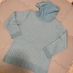 ELLE タートルネック　セーター　水色