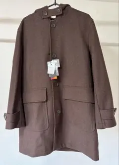 nano universe メルトンフードコート　ブラウン　M