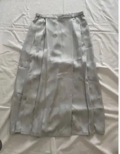 COS シルバー フレアロングスカート Sのサムネイル