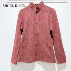 ミシェルクラン ジャケット アウター ストライプ カジュアル シンプル 春カラー