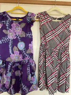 新品未使用&美品　⭐︎タグ付き　gap 半袖　ワンピース　140  ２枚セット⭐︎