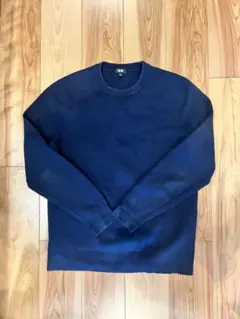 UNIQLO ウォッシャブルストレッチミラノリブクルーネックセーター　Lサイズ