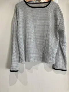 しまむら Laumeomi..シアーボーダートップス