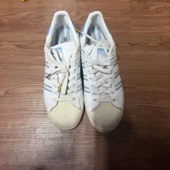 adidas Superstar ホワイト ライトブルーのサムネイル