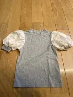 ブランシェス 半袖 グレー パフスリーブ　140㎝