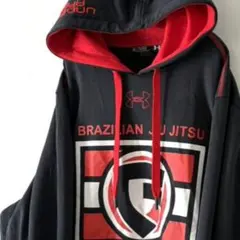 アンダーアーマー ブラジリアン プルオーバー パーカー XL ブラック 黒 古着