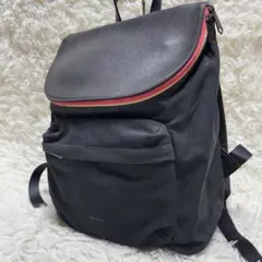 ポールスミス　バックパック　マルチストライプ　ユニセックス　レザー　ナイロン