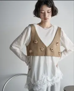 DRESSHERSELF シルクリブ タンクトップ2枚組定価14960円 - メルカリ