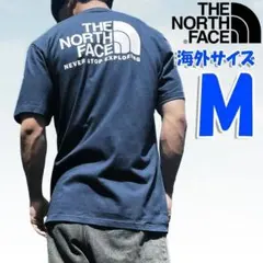 ノースフェイス Tシャツ バックプリント ネイビー 海外L 日本LL相当 tbk
