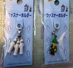 ムーミン ファスナーホルダー ニョロニョロ ＆ スナフキン フィギュアチャーム
