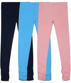 レギンス　女の子　スパッツ　3色セット　幼児　コットン